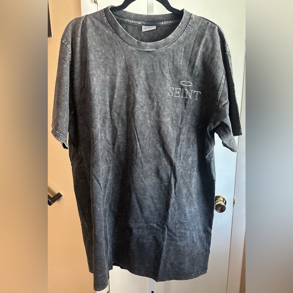 😇 Seint Graphic Tee with Angel Wings – 3XL